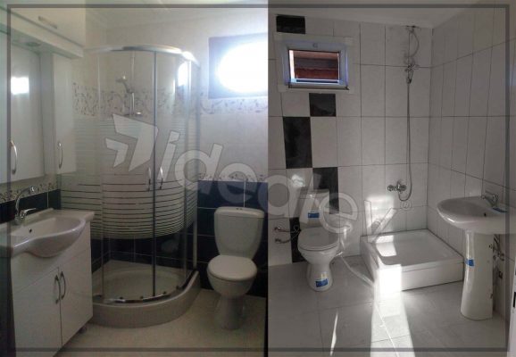 Prefabrik Ev içi banyo görünümü