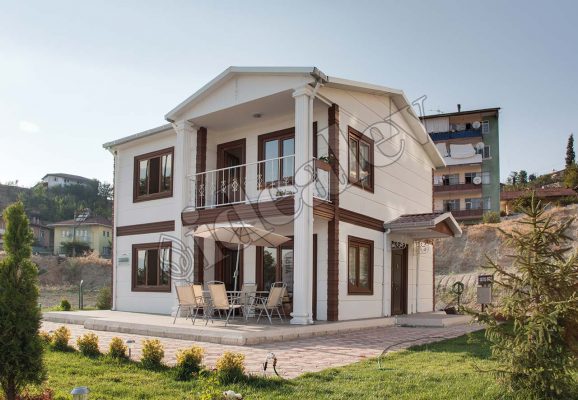 Karabuk duplex prefabricerade hus
