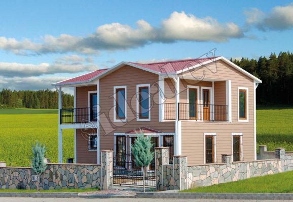 Yalova Dubbelvånings prefabricerade hus