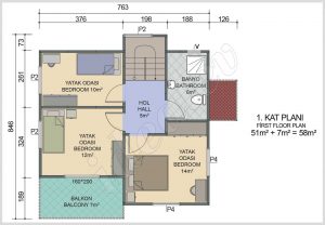 Ekonomik 118m² Dubleks Prefabrik Ev 4