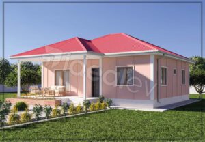 103 m2 Tek Katlı 2+1 Prefabrik Ev 8