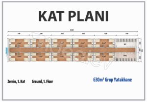 Konteyner Yatakhane 630 m2 2