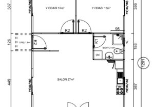 82 m2 Kampanyalı Prefabrik Ev 13